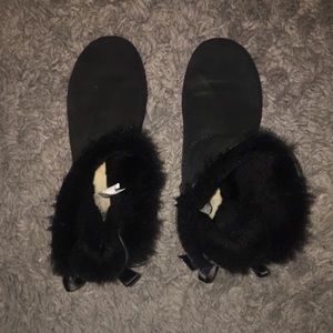 Size 6- Black Bailey Boot (with bows)